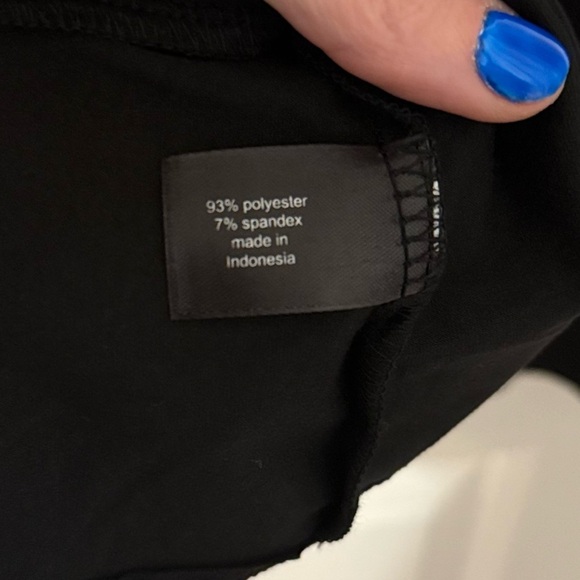 Lane Bryant Black Long Sleeve Top with Embellished Neckline, Size 18/20 - Picture 5 of 5